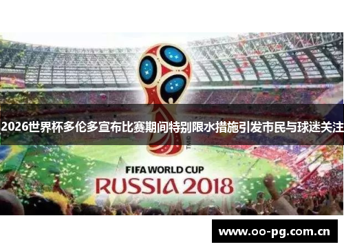 2026世界杯多伦多宣布比赛期间特别限水措施引发市民与球迷关注